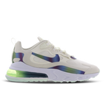 White-Silver-Black- E-NK AM 270 REACT BUBBLE PACK SUMMIT WHT/PLATIN/BLK