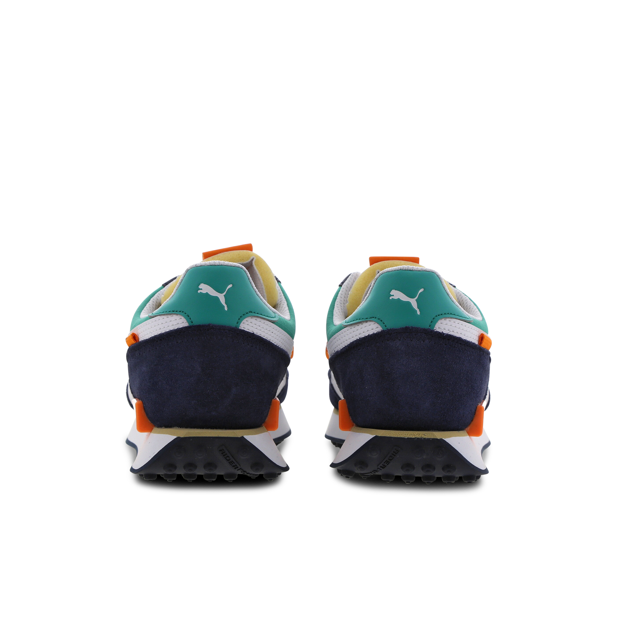 puma future rider black orange grey