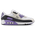Nike Air Max 90 - Men Shoes White-Lt Smoke Grey-Dusty Amethyst