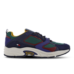 Men Shoes - Tommy Jeans Varsity Runner - Rural Green-Blue-Maroon