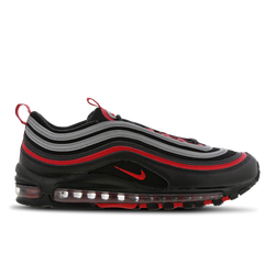Men Shoes - Nike Air Max 97 - Black-Uni Red-Mtlc Silver