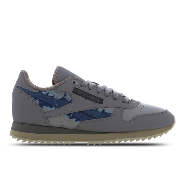 Reebok Classic Leather Rip Pure Grey 5/ Flash Grey/ Blue - HQ6253