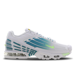 Men Shoes - Nike Tuned 3 - White-Aquamarine-Lime