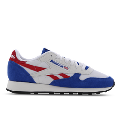 Men Shoes - Reebok Classic Leather - Vector Blue-White-Vector Red