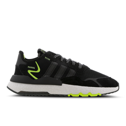 Men Shoes - adidas Nite Jogger - Black-Solar Yellow-White