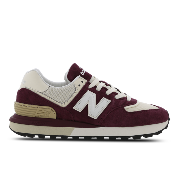 New Balance Men's 574 Legacy in Purple/Beige Suede/Mesh - U574LGRB