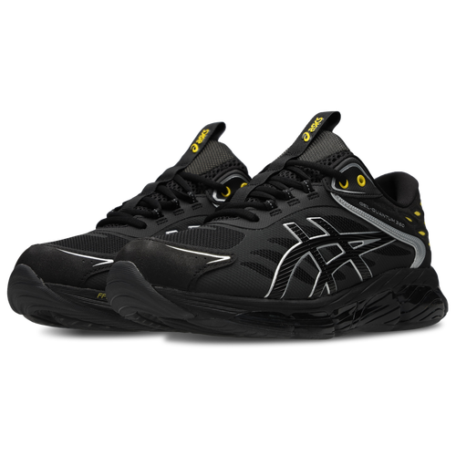 Asics all black trainers on sale