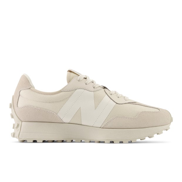 New Balance Men's 327 in White/Beige Textile - MS327SJ