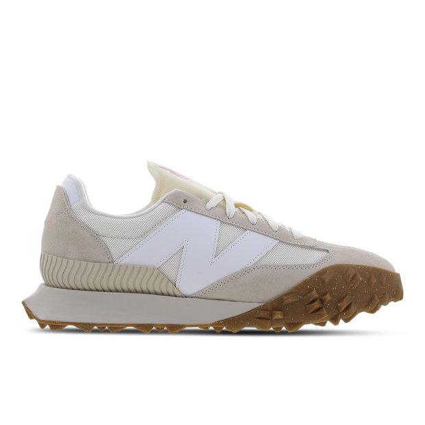 New Balance Men's XC-72 in Beige/Red/White Suede/Mesh - UXC72RD