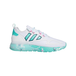Men Shoes - adidas Zx 2K Boost - Ftwr White-Acid Mint-Scream Pink