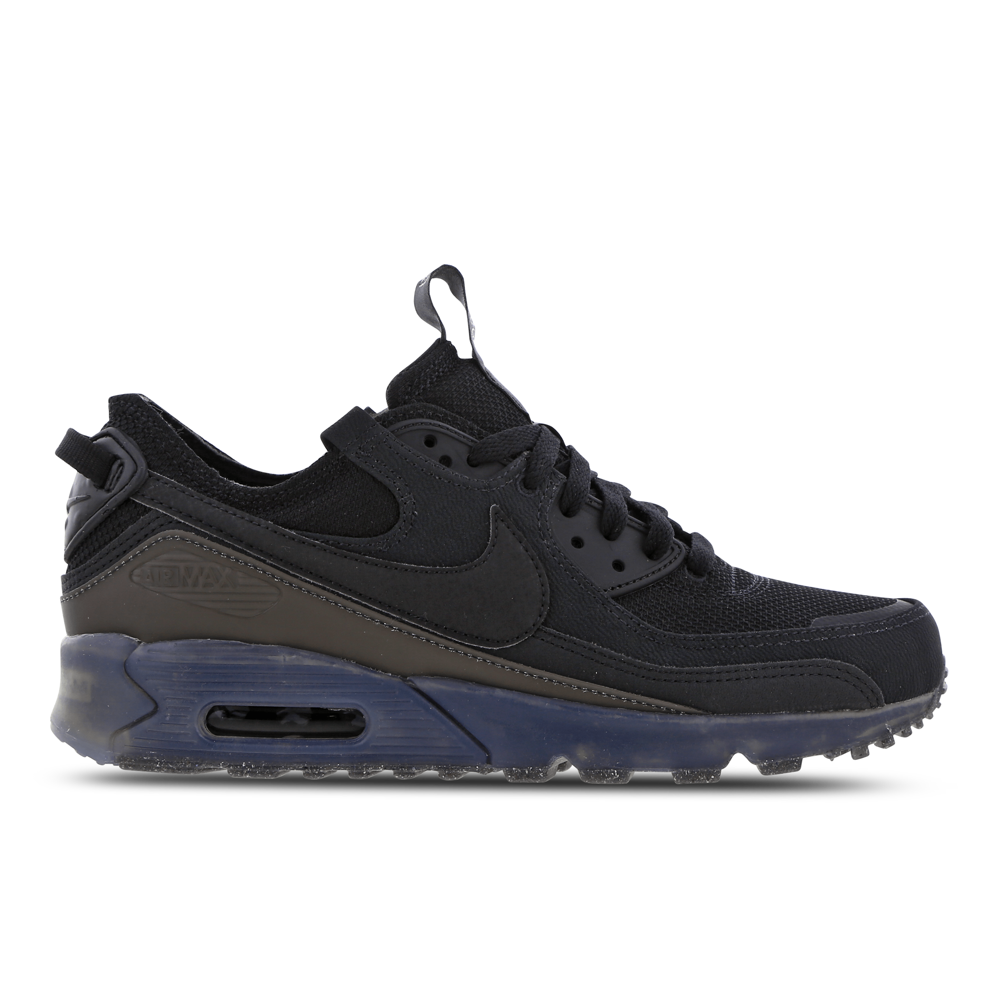 Nike air max 90 black leather foot locker hotsell