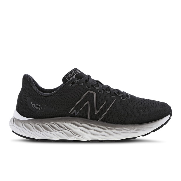 New Balance Men's Fresh Foam X EVOZ v3 in Black/Grey Textile - MEVOZLK3