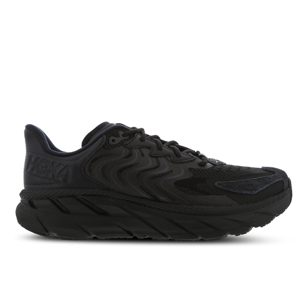 HOKA Women's Clifton LS Shoes in Black/Asphalt - 1141550-BASP