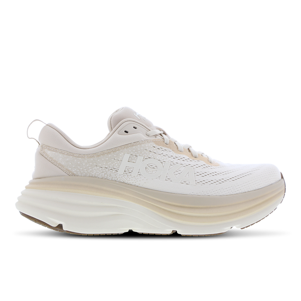 HOKA Men's Bondi 8 Shoes in Shifting Sand/Vanilla - 1123202-SHF