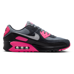 Men Shoes - Nike Air Max 90 - Cool Grey-Wolf Grey-Hyper Pink