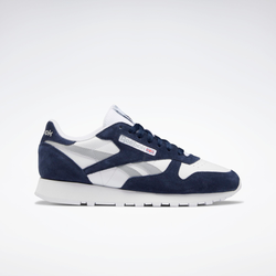 Men Shoes - Reebok Classic Leather - Vector Navy-Cloud White-Pure Grey 3