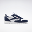 Reebok Classic Leather - Mujer Zapatillas Vector Navy-Cloud White-Pure Grey 3