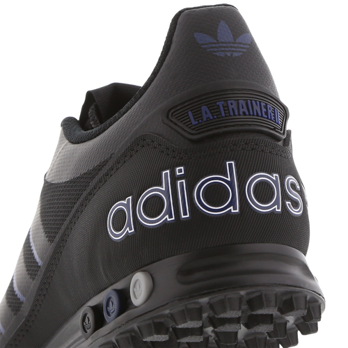 Adidas la trainer leather black best sale