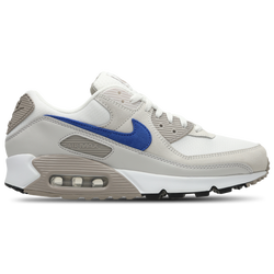 Men Shoes - Nike Air Max 90 - White-Racer Blue-College Grey