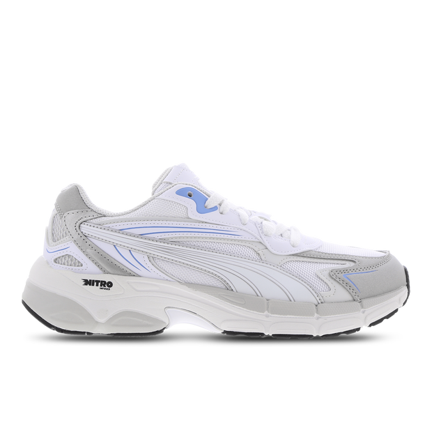 Puma Teveris Homme - Baskets, Argent - Pointure 44.5 - Maille/synthétique - 38892009