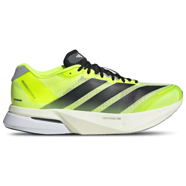 adidas Adizero Boston 13 Lucid Lemon Core Black Halo Silver - js4933