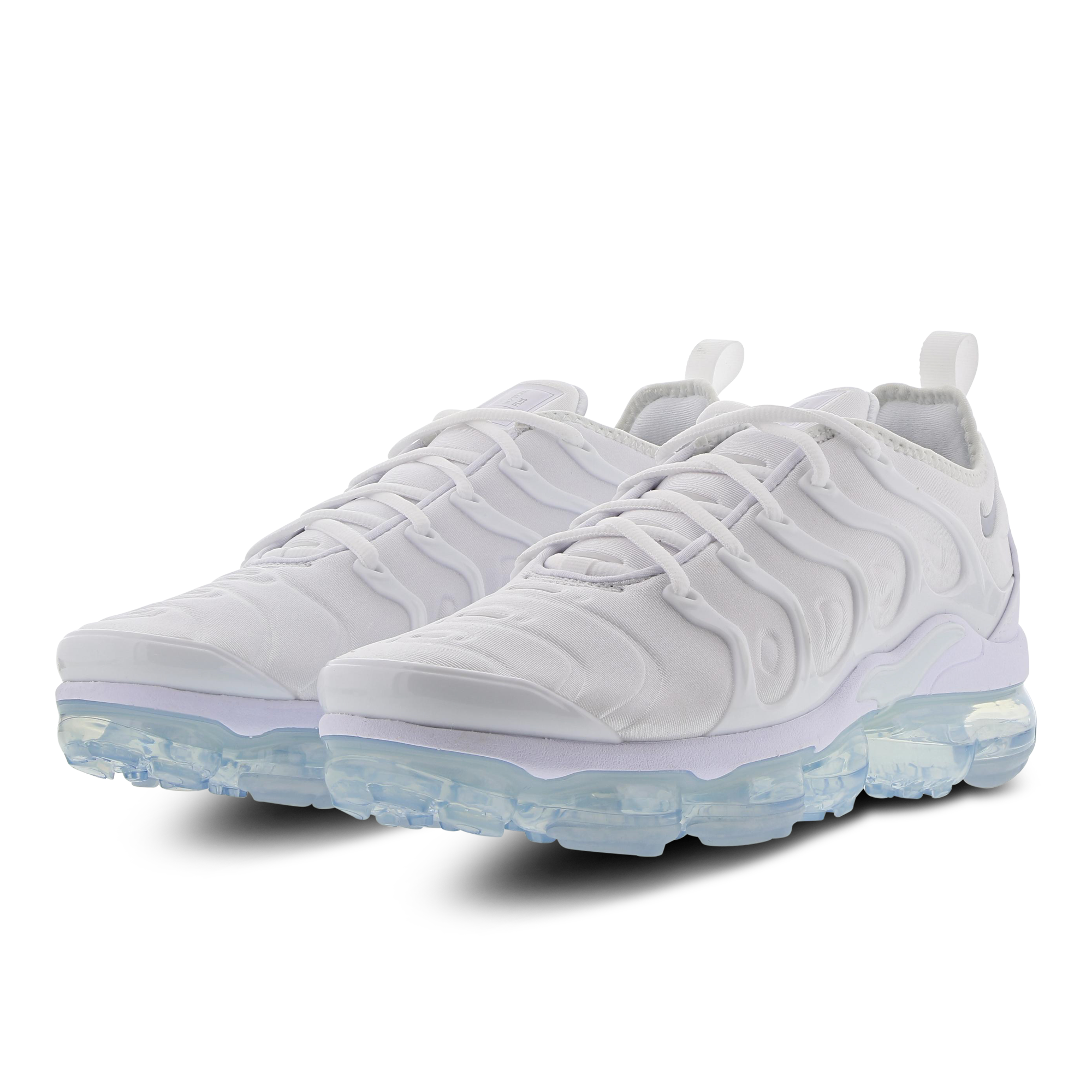 vapormax plus white and grey