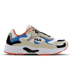 Men Shoes - Fila Luminance - White-Atomic Blue-Red Orange