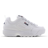 White-Navy-Red - C-FILA DISRUPTOR II PREMIUM WHITE/NAVY/RED