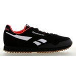 Black-White-Atomic Red-gum- C+RBK CL LTHR RIPPLE BLK/WHT/AT RED-GUM