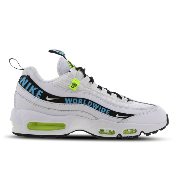 Nike Air Max 95 - Chaussures Homme - Blanc - Cuir - Taille 7 - Foot Locker Nike Air Max 95 - Chaussures Homme - Blanc - Cuir - Taille 7 - Foot Locker