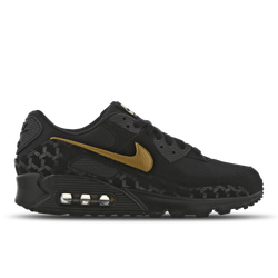 Uomo Scarpe - Nike Air Max 90 - Black-Black-Metallic Gold