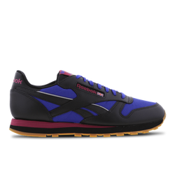 Uomo Scarpe - Reebok Classic Leather - Core Black-Bright Cobalt-Punch Berry