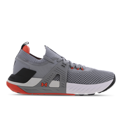 Men Shoes - Under Armour Prjct Rock - Mod Gray-Black-Venom Red
