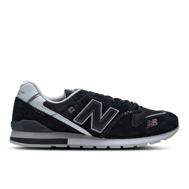 New Balance Hombre 996v2 in Negro/Gris, Leather, Talla 40.5 - CM996CPC