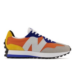 Men Shoes - New Balance 327 - Orange-Grey-White
