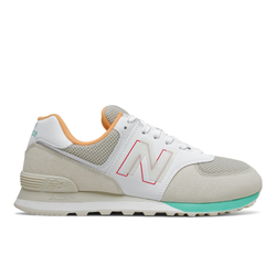 Men Shoes - New Balance 574 - White-Blue-Red