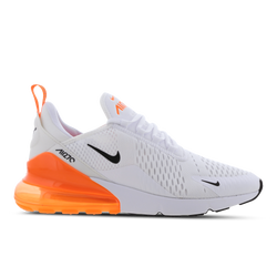 Men Shoes - Nike Air Max 270 - White-Total Oranger-Reflect Silver