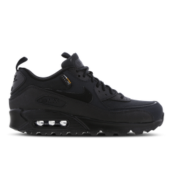 Men Shoes - Nike Air Max 90 Essential - Black-Black-Infrared