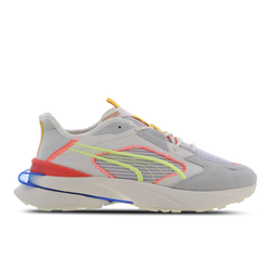 Men Shoes - Puma OP-1 Pwrframe - Whisper White-Gray Violet-Soft Fluo Yellow