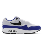 White-Black-Deep Royal Blue