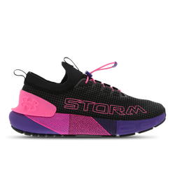 Men Shoes - Under Armour Hovr Phantom 3 Storm - Black-Metro Purple-Pink Punk