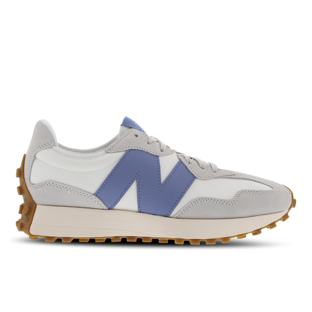 New Balance Unisex 327 in Beige/Blue/Bleu Suede/Mesh - U327LU