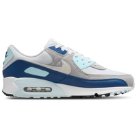 Uomo Scarpe - Nike Air Max 90 - Pure Platinum-White-Court Blue