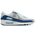 Nike Air Max 90 - Homme Chaussures Pure Platinum-White-Court Blue