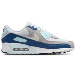 Men Shoes - Nike Air Max 90 - Pure Platinum-White-Court Blue