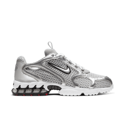 Men Shoes - Nike Zoom Spiridon Cage 2 - Lt Smoke Grey-Mtlc Silver-Cardinal Red