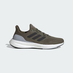 Herren Schuhe - adidas Pureboost 23 - Olive Strata-Core Black-Halo Silver