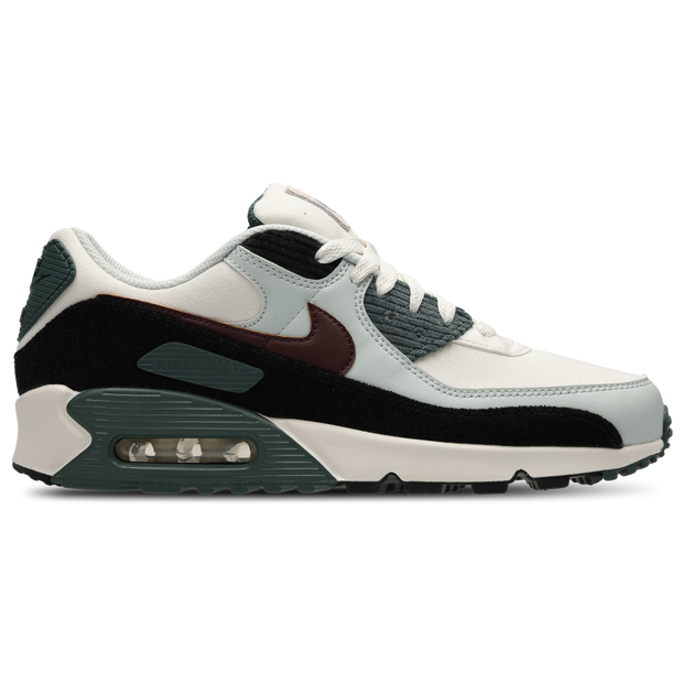 Nike Air Max 90 Herren Schuhe WeiB GroBe 43 Netz Synthetik Foot Locker Gr. 43 Bros als