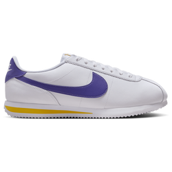 Men Shoes - Nike Cortez - White-Varsity Purple-Varsity Maize