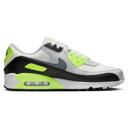 Men Shoes - Nike Air Max 90 - Summit White-Cool Grey-Volt